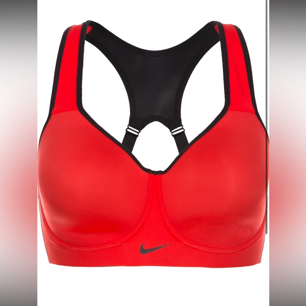 NWOT Nike Pro Dri fit built in padded bra crisscross mesh back 34C never worn